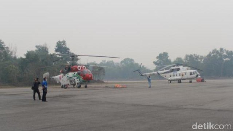 Jarak Pandang Minim, Water Bombing untuk Padamkan Hutan Belum Dimulai