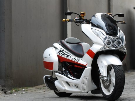 modifikasi motor honda pcx 150 1 terpopuler