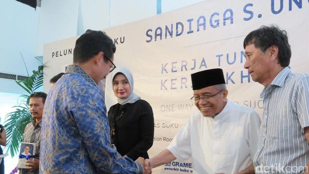 Peluncuran buku Sandiaga