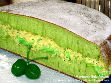 Resep Kue: Martabak Bolu Pandan Resep Kue: Martabak Bolu Pandan