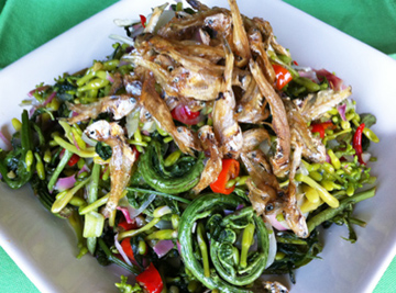Resep Sayuran: Oseng Pakis Bunga Pepaya Resep Sayuran: Oseng Pakis Bunga Pepaya