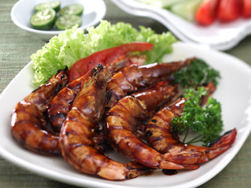 Resep Udang: Udang Bakar Kecap Resep Udang: Udang Bakar Kecap