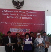Organisasi Profesi Kesehatan Bentuk KPK-Anti Rokok Organisasi Profesi Kesehatan Bentuk KPK-Anti Rokok