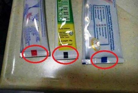 Kode Warna di Bawah Tube Pasta Gigi, Apa Artinya? Kode Warna di Bawah Tube Pasta Gigi, Apa Artinya?